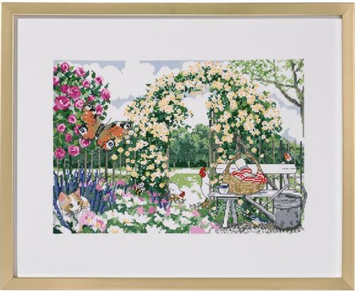 Bloementuin | Aida telpakket | Permin